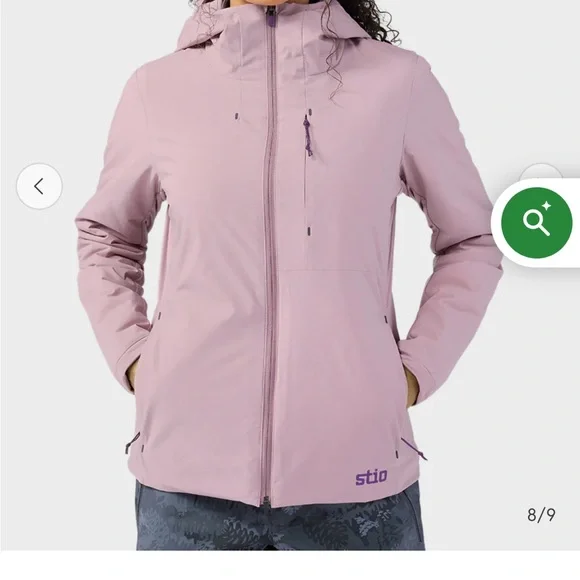 Stio Women's Fernos Insulated Hooded Jacket-XL Light Pink - Picture 3 of 7